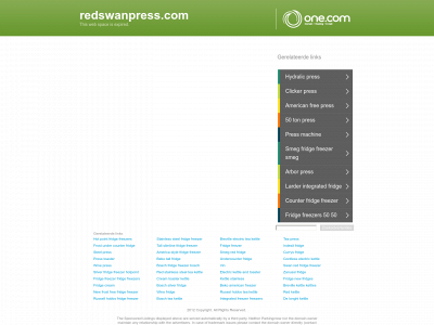 redswanpress.com snapshot