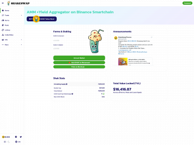 shakeswap.finance snapshot