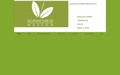 www.acupunctureofweston.com snapshot