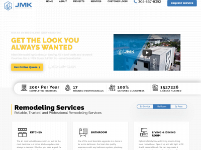 jmkcontractor.com snapshot
