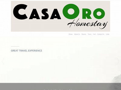 casaorohomestay.com snapshot