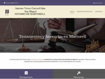 www.notariaantoniovictorgarciagalansanmiguel.es snapshot