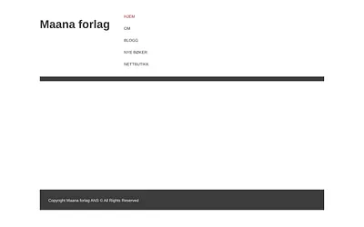 maanaforlag.no snapshot