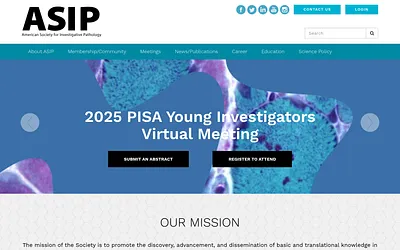 asip.org snapshot