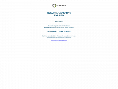 reelpharao.io snapshot