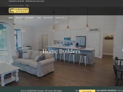 curingtonhomes.com snapshot