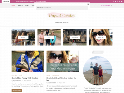 crystalcarder.com snapshot