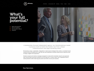 advocacycommunications.com.au snapshot