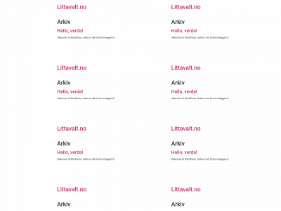 littavalt.no snapshot