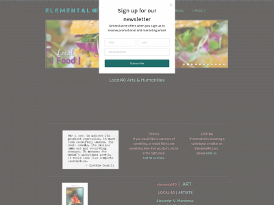 www.elemental40.com snapshot