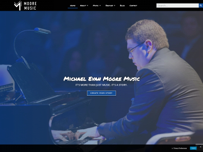 michaelevanmooremusic.com snapshot