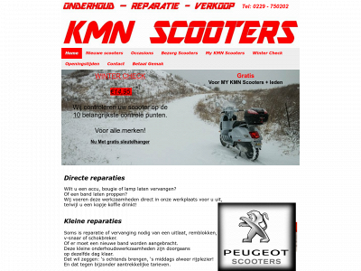 kmnscooters.nl snapshot