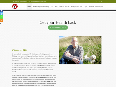 healthypostnatalbody.com snapshot