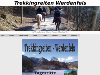trekkingreiten-werdenfels.de snapshot