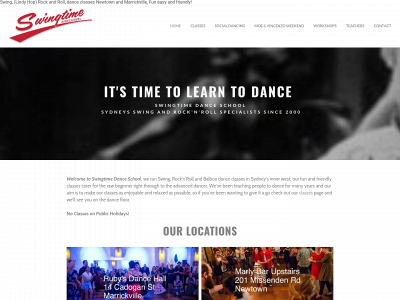 www.swingtimedanceschool.com snapshot