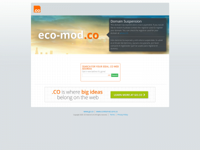 eco-mod.co snapshot
