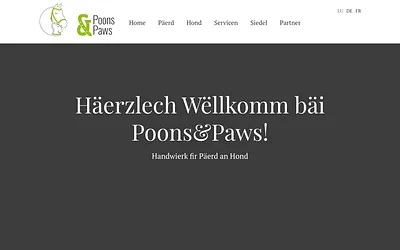 poonsandpaws.com snapshot