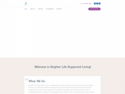 brighterlifesupportedliving.co.uk snapshot
