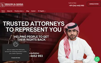 albannaadvocates.com snapshot