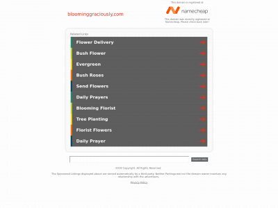 bloominggraciously.com snapshot