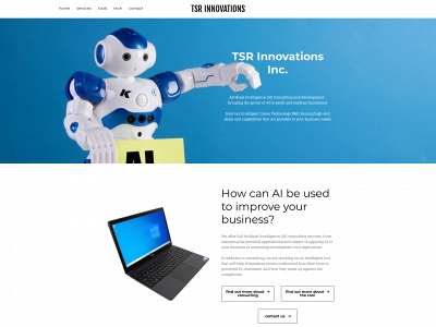 tsrinnovations.ai snapshot