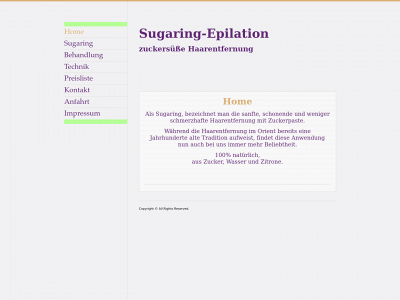sugaring-epilation.de snapshot