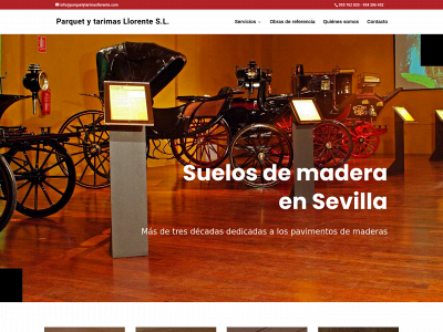 www.parquetytarimasllorente.com snapshot