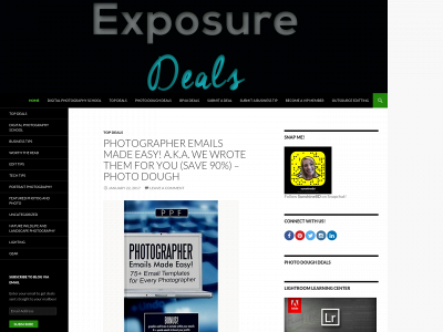 exposuredeals.com snapshot