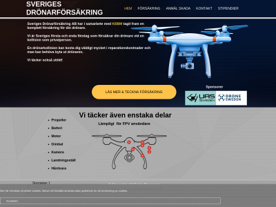 sverigesdronarforsakring.se snapshot
