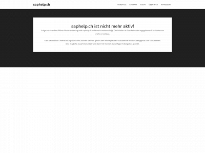 saphelp.ch snapshot