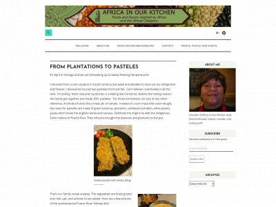 africainourkitchen.com snapshot