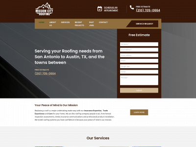 missioncityroofingtx.com snapshot