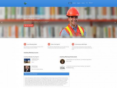academyblasting.com snapshot