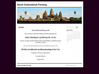 danskcambodia.dk snapshot