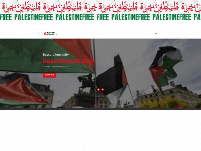 boycott4humanity.com snapshot