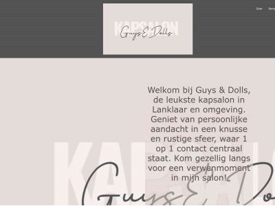 kapsalonguysanddolls.be snapshot