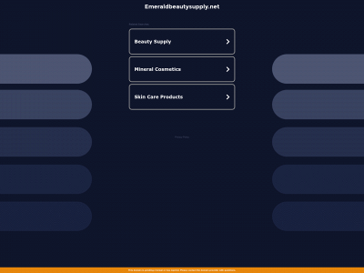 emeraldbeautysupply.net snapshot