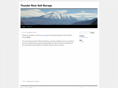thunderriverstorage.com snapshot