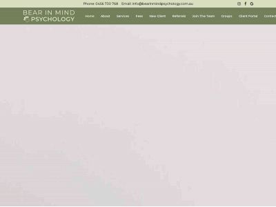 bearinmindpsychology.com.au snapshot