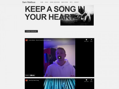 sammailloux.com snapshot