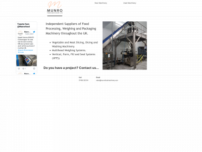 munrofoodmachinery.com snapshot