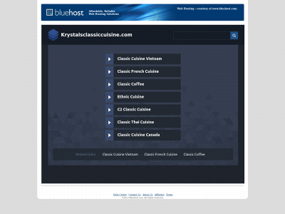 krystalsclassiccuisine.com snapshot