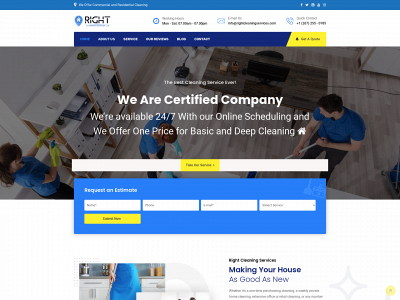 www.rightcleaningservices.com snapshot