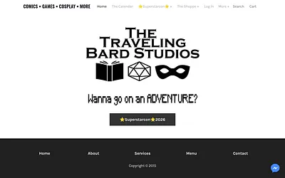 www.thetravelingbardstudios.com snapshot
