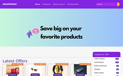 edealsfinder.com snapshot