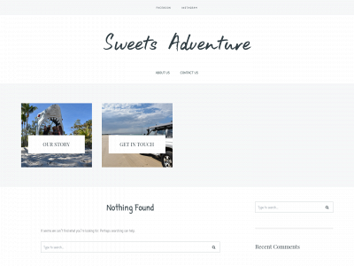 sweetsadventure.com snapshot