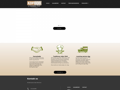kdfood.dk snapshot