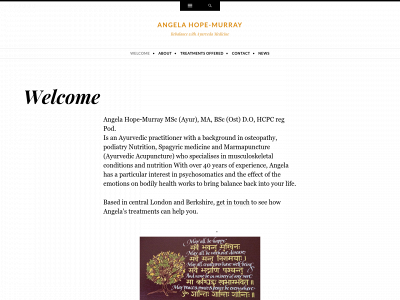 angelahopemurray.co.uk snapshot
