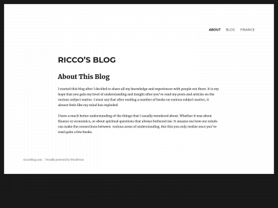 riccosblog.com snapshot