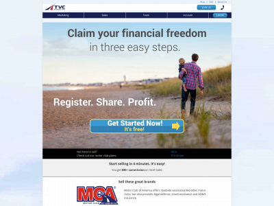 tvcmarketing.com snapshot